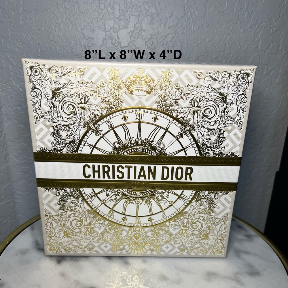 DIOR Gold Holiday Limited Edition Empty Gift Box